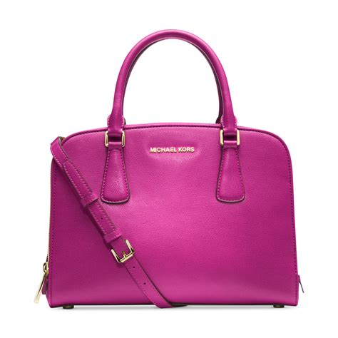 michael kors reese large satchel|michael kors small satchel handbag.